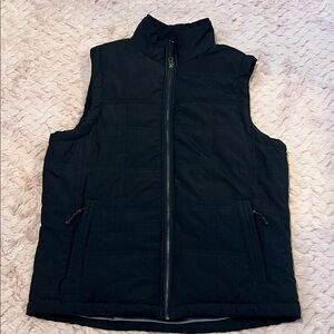 Men's Black Quilted Vest